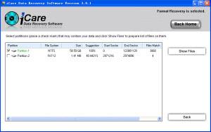 found partition